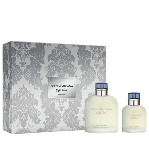 dolce gabbana light blue homme coffret